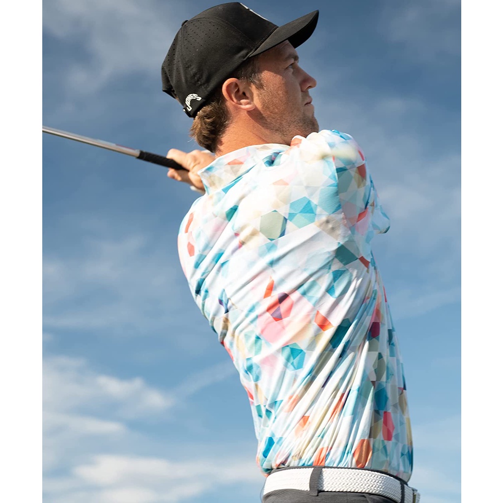 Áo Thun Polo In Hình Đầu Lâu Chơi Golf Vui Nhộn Cho Nam