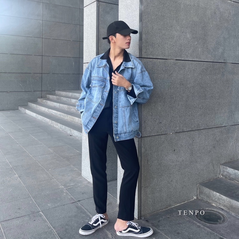 Áo Khoác Bò Form Rộng Unisex | Denim Jacket