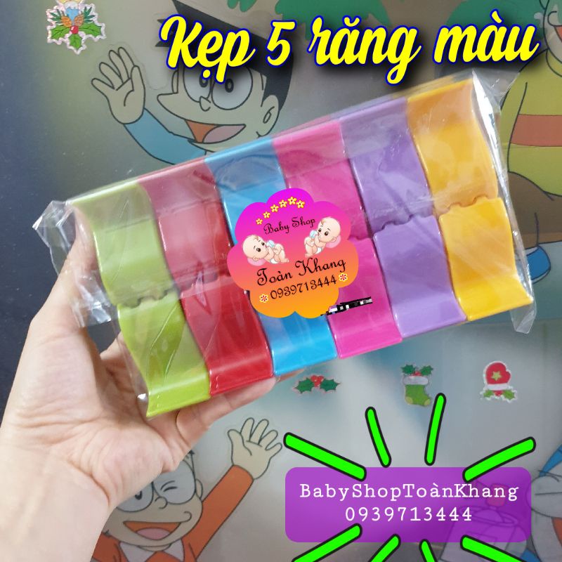 💥KẸP CÀNG CUA ĐEN BÓNG 5 RĂNG HÀNG LOẠI 1