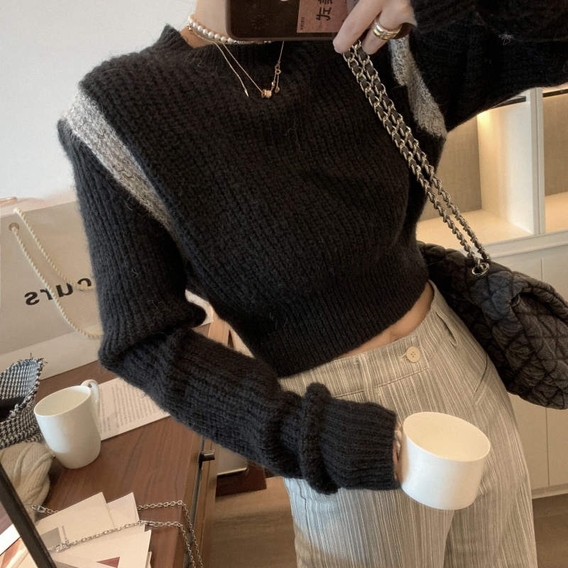 NZN Áo Thun Nữ Dài Tay Cổ Tròn Mới