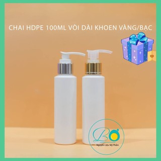 Chai 100ml HDPE Vòi Dài