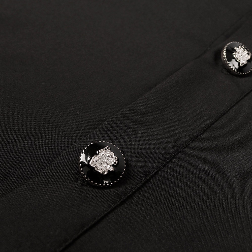 Áo Sơ Mi Nam Dài Tay Cổ Đứng Phong Cách Thời Phục Hưng Victorian Gothic