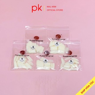 Móng úp vuông lẻ size hsm từ 5-9, gói 50 móng