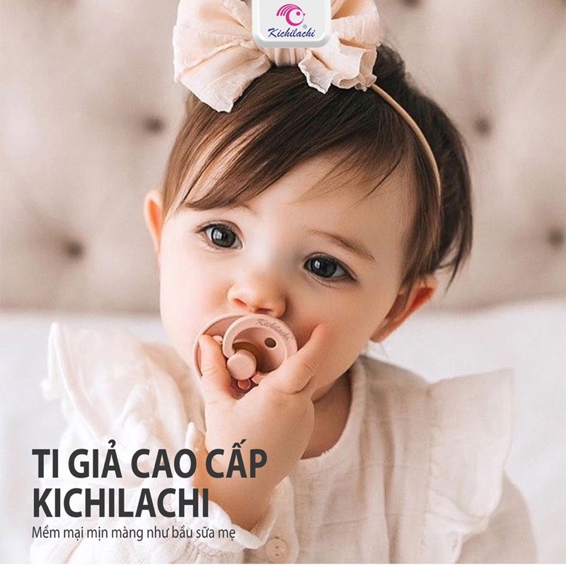 Ti Giả Cho Bé Bibs-kichilachi, Ti Giả Kèm Nắp Trứng Với Núm Ti Mềm An Toàn Sử Dụng Cho Bé