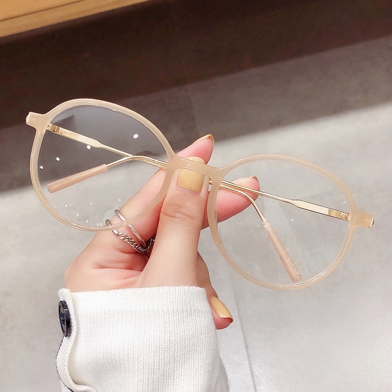 Mắt Kính Gọng Tròn Phong Cách Vintage Thời Trang Cho Nữ