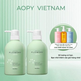 Combo 2 chai Dầu gội nước hoa muối biển Flowery 500ml chai 