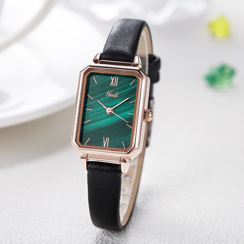 Đồng hồ nữ phong cách Hàn Quốc thời trang Giá Rẻ Tinh tế cao cấp tay đồ trang sức vàng vàng hồng bạc quà sinh nhật Chính Hãng xanh lá cây trắng đen tròn vuông Đẹp Đẳng Cấp ưa nhìn Cao Cấp xinh đẹp cổ trắng phù hợp với quần áo dây da Đai thép