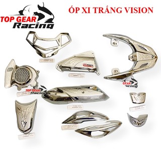 Ốp Vision 2021 2022 2023 2024 trang trí Ốp Dè Trước Ốp Pô Xi Trắng <TOPGEAR>