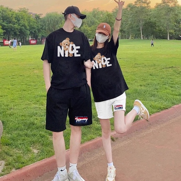 Áo đôi nam nữ đẹp, Áo thun cặp 2 màu, Đồ Đôi nam nữ