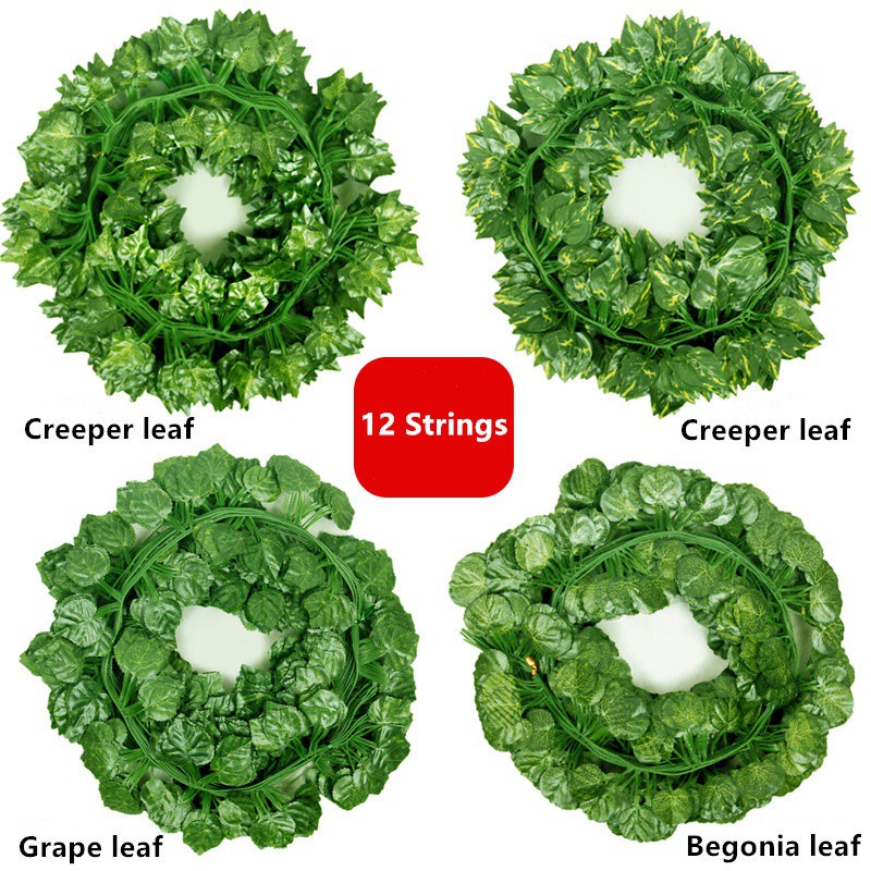 Dây Leo Trang Trí Nhà Cửa - Dây Lá Giả Dài 2m3 Trang Trí Cửa Hàng , Quán Cafe