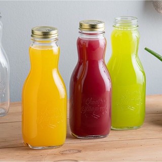 Quattro chai thủy tinh bầu nắp vặn 1000ml