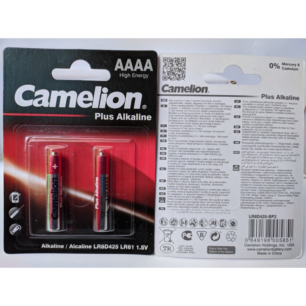 Pin Camelion AAAA  Loại 1.5V hàng chính hãng