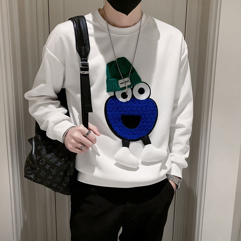 Áo Sweater Cotton Dài Tay Thời Trang Thu Đông Dành Cho Nam