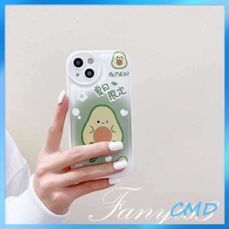 ốp iphone Mềm In Hình Trái Bơ Cho Iphone6 6splus 7 7plus 8plus XR x xs 12 11 pro max plus 13 promax-5004