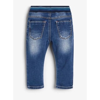 Quần jean bé trai N.e.x.t dư xịn màu xanh basic