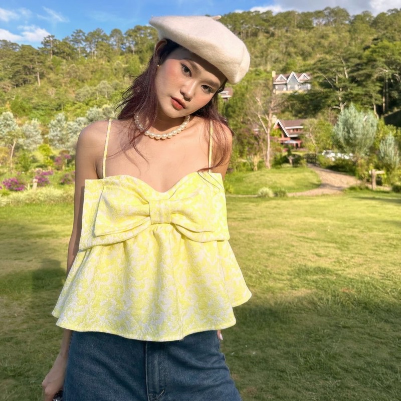 ORIGINALITY - ÁO KIỂU NƠ NGỰC HAI DÂY - BOWBOW TOP