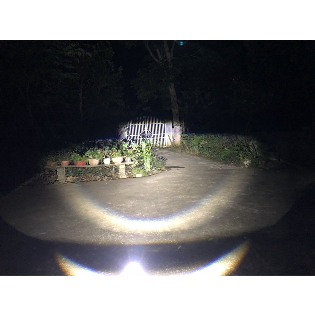 Đèn pha mini gương cầu A82 chân H4