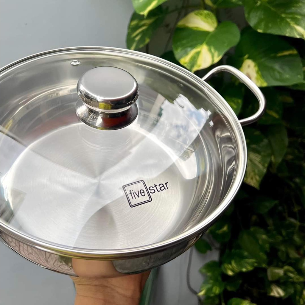 NỒI LẨU INOX 304 3 ĐÁY 26CM FIVESTAR QUÀ TẶNG SỮA VINAMILK
