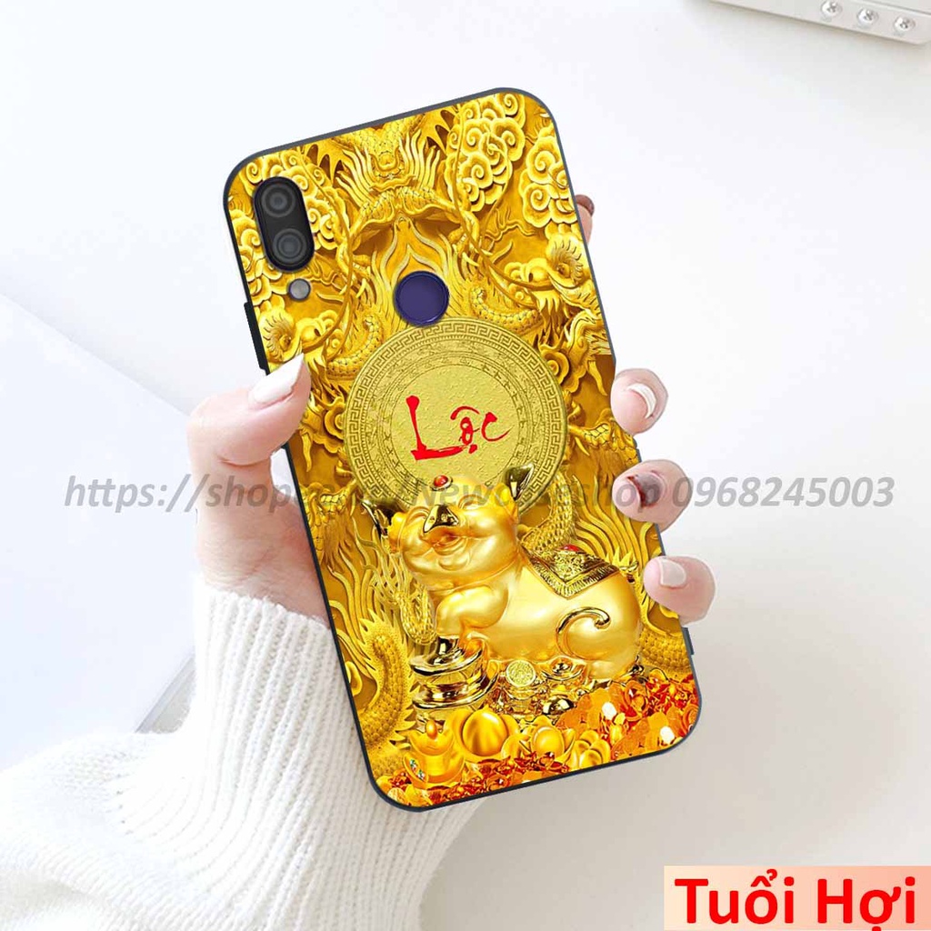 Ốp Xiaomi Redmi 7 / Note 7 / 7 Pro in hình 12 Con Giáp Tài Lộc 3D
