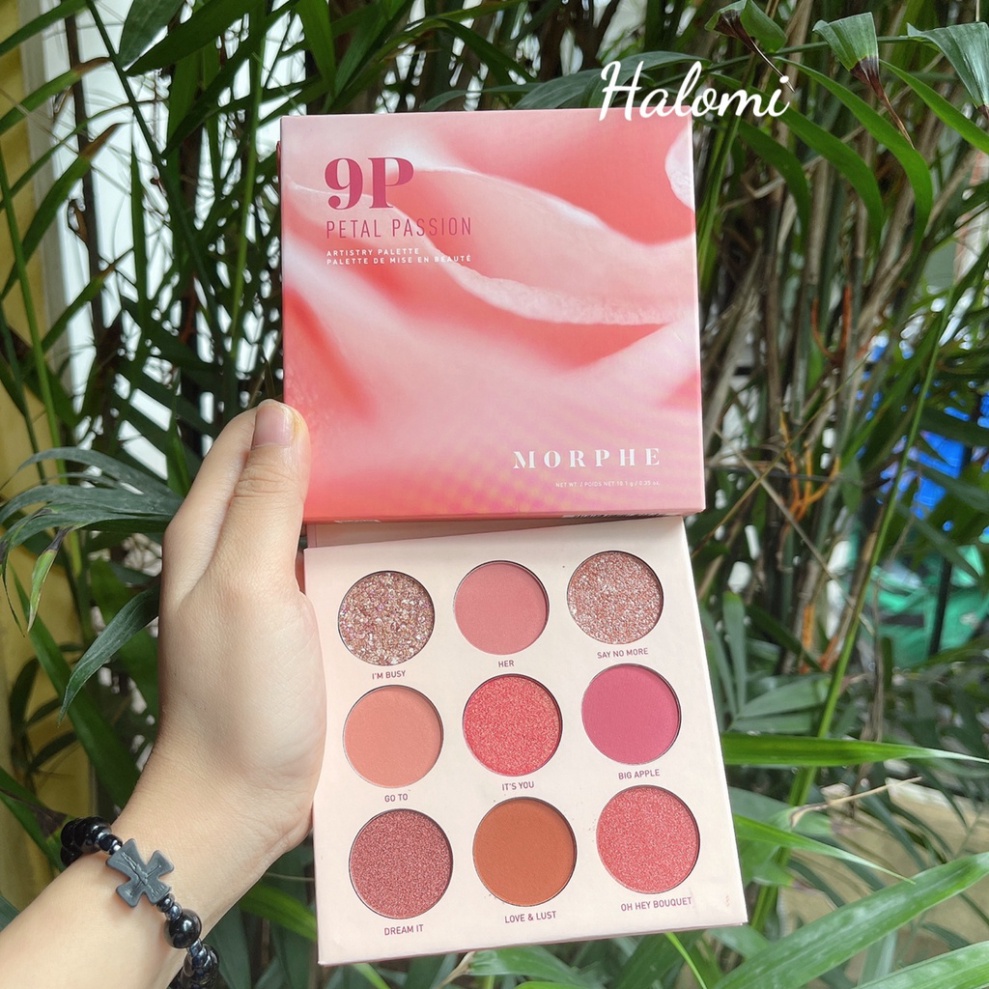 Bảng phấn mắt Morphe 9P Petal Passion 9 ô tone hồng đẹp mê TRANCI