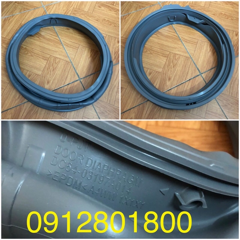 Gioăng ron máy giặt Samsung đời có cửa phụ DC64 - 03197A chính hãng