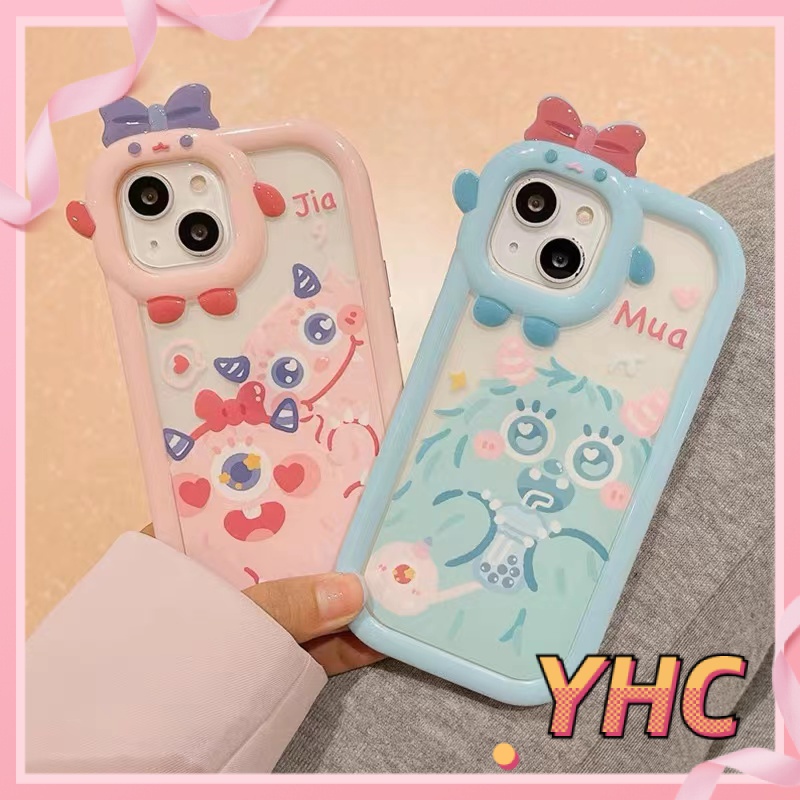 Ốp Điện Thoại Họa Tiết Quái Vật Nhỏ Dễ Thương Cho iPhone 14 XR 6 6 6s 7 8 plus 11 13 12 14 Pro Max XR X XS Max se-5027