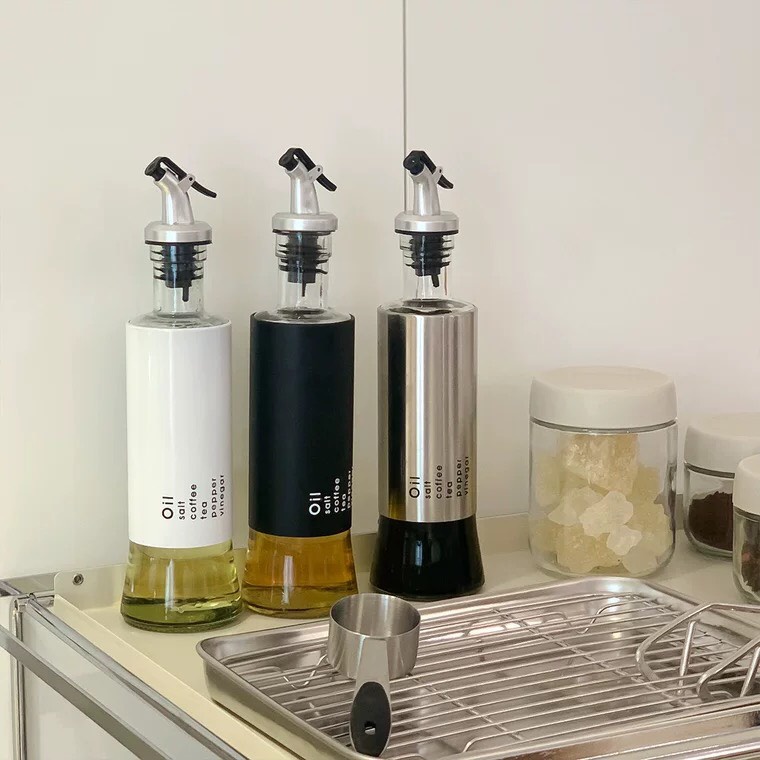 Bình oil đựng gia vị, nước tương, dầu ăn; Bình chiết gia vị đa năng