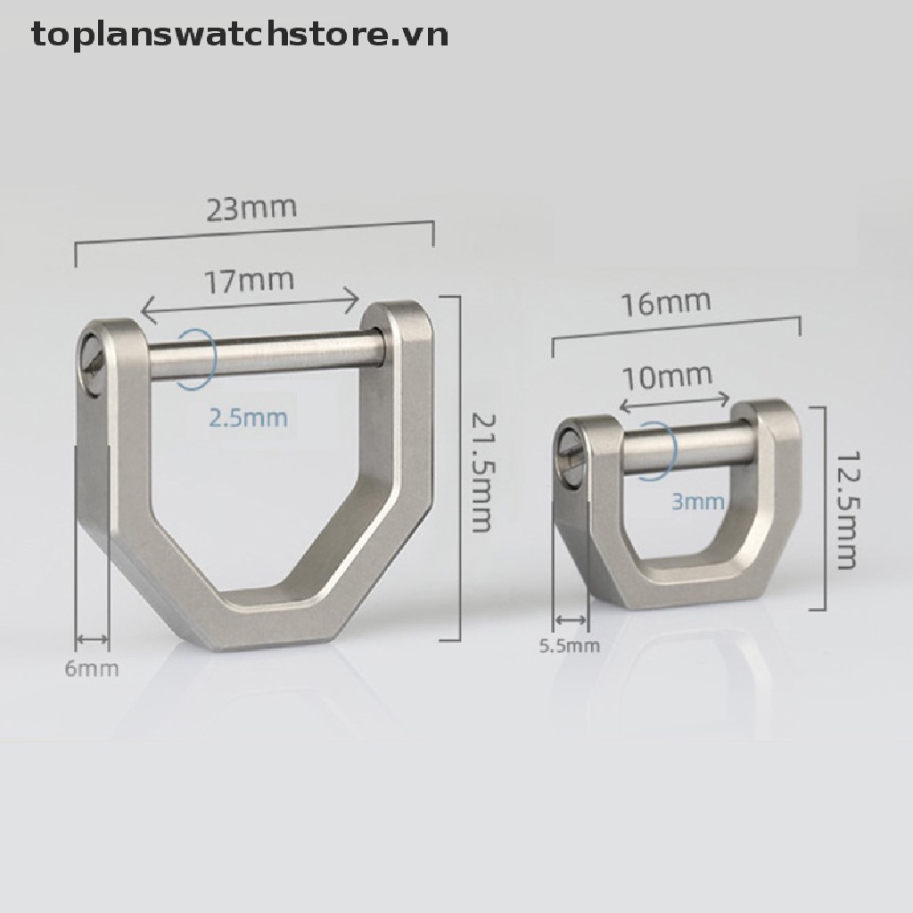 Khóa Titan Mini Hình Chữ D Đa Năng Tiện Dụng Cho Xe Hơi
