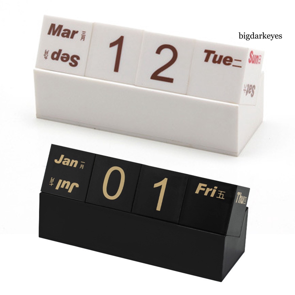 1 Bộ Lịch Để Bàn Bằng Nhựa Trong Suốt In Họa Tiết Độc Đáo Trang Trí Nhà Cửa DIY