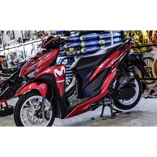 Tem trùm vario 150 phiên bản movistar màu trắng đỏ