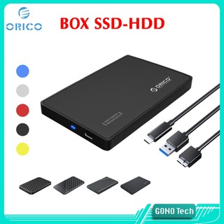 Box ổ cứng ssd hdd sata 2.5 inch ,m2 nvme usb 3.0 orico