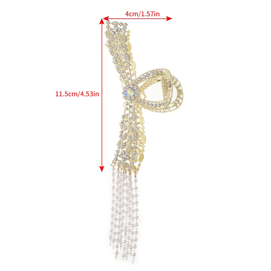 Kẹp Tóc Hợp Kim Đính Ngọc Trai Nhân Tạo Thời Trang