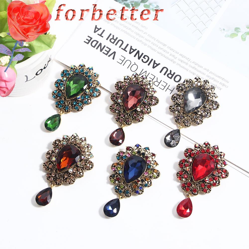 Ghim Cài Áo Hình Lá Đính Kim Cương Giả Nhiều Màu Thời Trang Cho Nữ