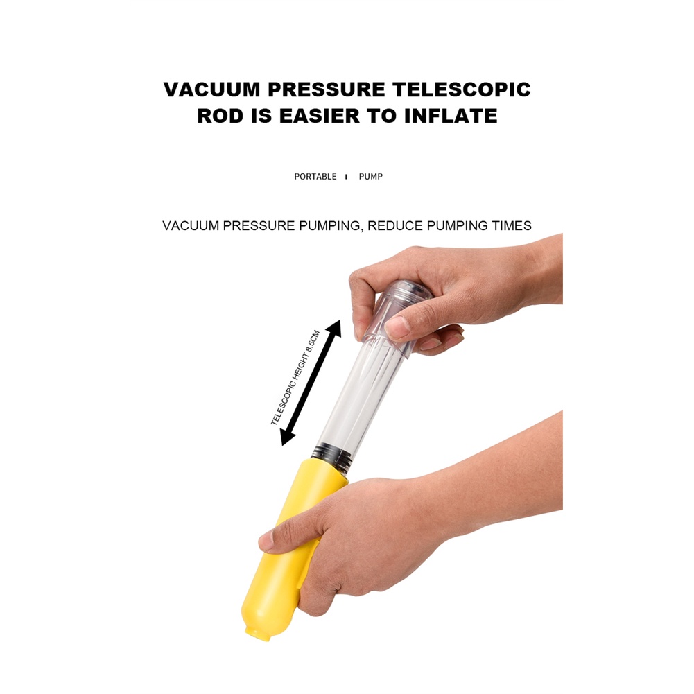 Máy Bơm Xe Đạp Máy Bơm Bóng Đá 8 Inch Cầm Tay Techer