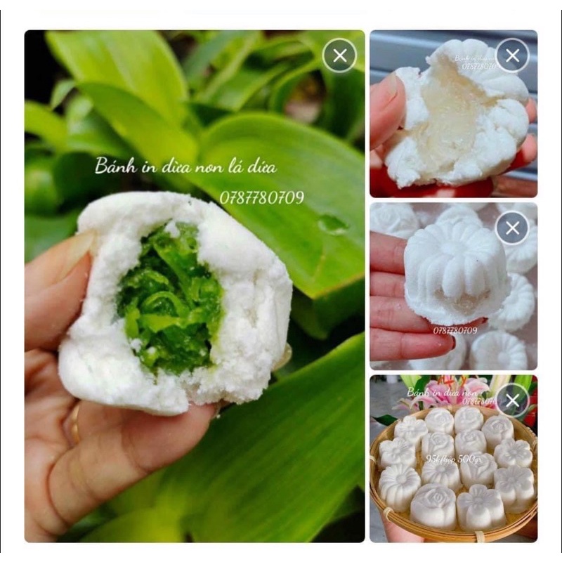 BÁNH IN NHÂN DỪA NON-HỘP 500gr