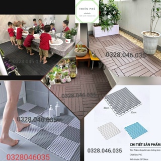 [FREE SHIP ] Tấm lót sàn nhà tắm,ban công,thảm nhựa lỗ kháng khuẩn,chống trơn,trượt,tấm nhựa sạch sẽ,an toàn cho tr