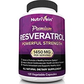 Viên uống Resveratrol hỗ trợ tim mạch, chống lão hóa 1450mg 180 viên Purely Beneficial