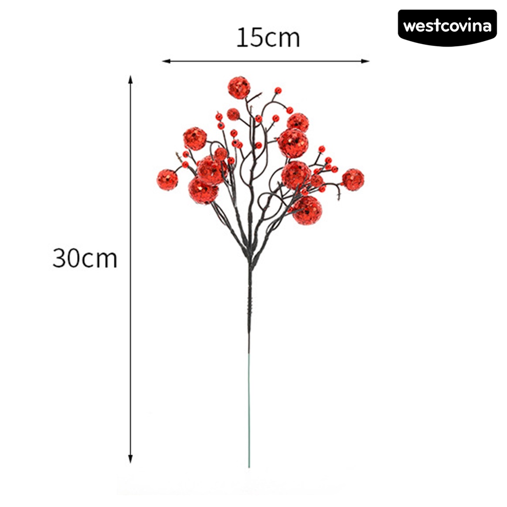 [Hot]☃Hoa Giả Bằng Xốp Lấp Lánh Trang Trí Giáng Sinh