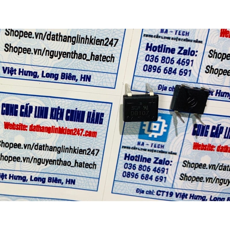 Chỉnh Lưu Cầu - Diode Cầu DB107 107 1A 1000V DIP-4 Mới Chính Hãng
