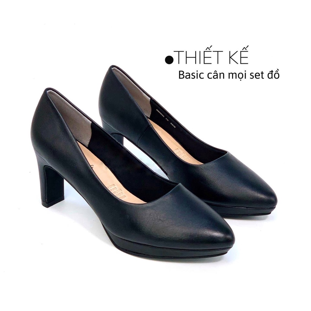 Giầy Cao Gót Nữ Đúp Đế Cao 7cm Hàng Supersotf VNXK