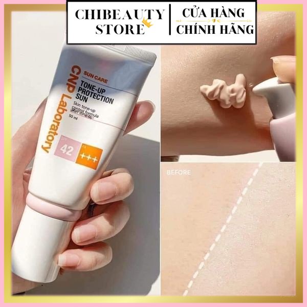 Kem Chống Nắng CNP 𝐋𝐚𝐛𝐨𝐫𝐚𝐭𝐨𝐫𝐲 𝐓𝐨𝐧𝐞-𝐔𝐩 𝐏𝐫𝐨𝐭𝐞𝐜𝐭𝐢𝐨𝐧 𝐒𝐮𝐧 𝐒𝐏𝐅𝟒𝟐 𝐏𝐀 +++