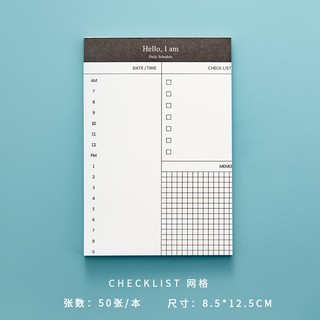 Giấy note To do list - Daily schedule - Checklist