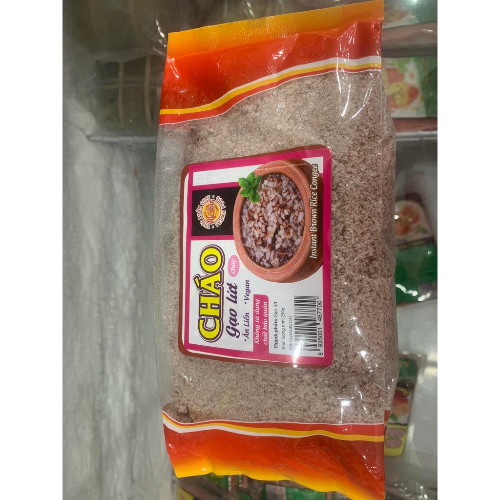 Cháo Trắng Chay 3 Vị - Gói 250g