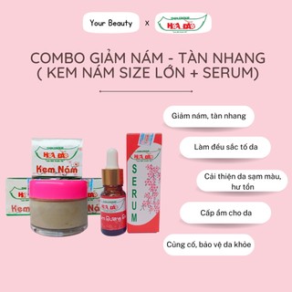 Combo Kem Nám Hoa Đào Size Lớn 18G + Serum Hoa Đào Thingroup