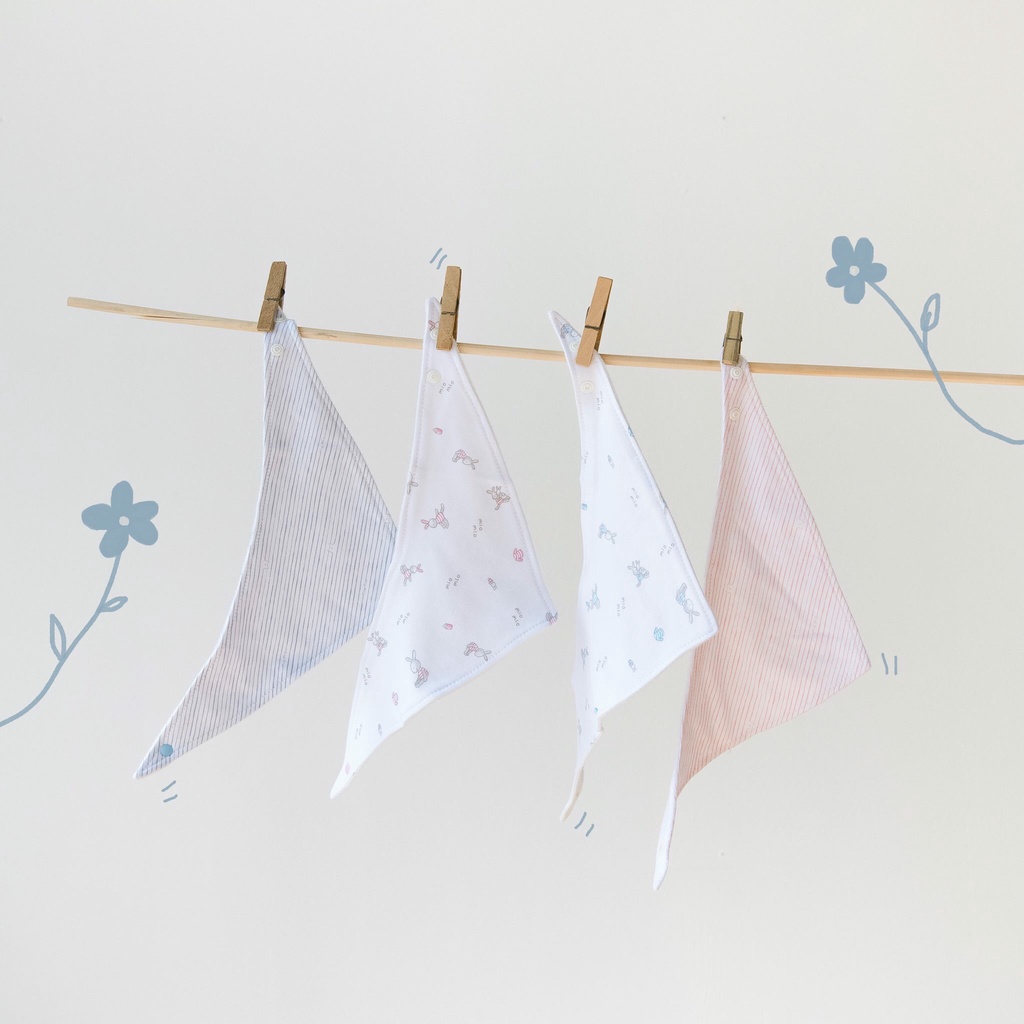 Quà Tặng 1 Cái Yếm Tam Giác Cho Bé Trai, Bé Gái MIOMIO (HÀNG TẶNG KHÔNG BÁN)