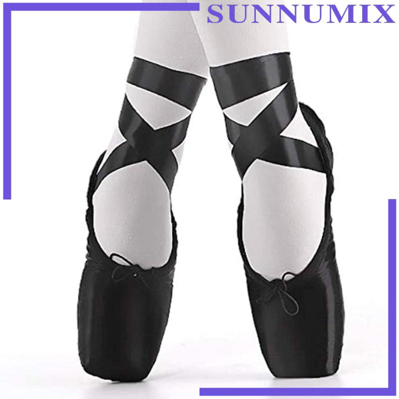 Giày Múa Ba Lê Chuyên Nghiệp Mũi Nhọn Size 34-43