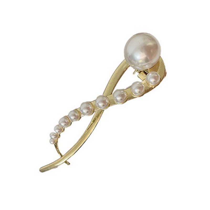 Kẹp tóc kim loại nữ phong cách hàn quốc tinh tế dạng bấm