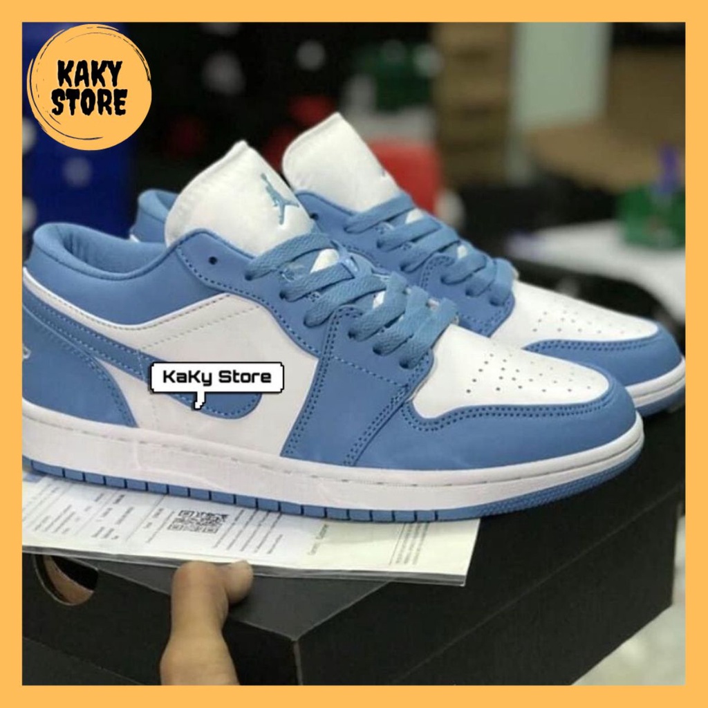 Giày Sneaker 𝗷𝗼𝗿𝗱𝗮𝗻 Xanh Dương , Giày Nam Nữ JD Cổ Thấp Xanh Dương Dành Cho Học Sinh Sinh Viên Đi Tập Thể Dục Tập Gym