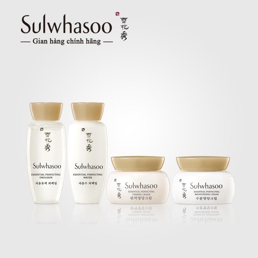 Bộ dưỡng da Sulwhasoo Basic Kit Mini Set 4 sản phẩm - Bộ Sulwhasoo; Set Sulwhasoo