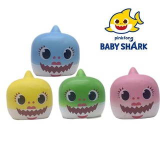 Cute Squishy Square Baby Shark Sea Slow Rebound Toy Adult Children Decompression Toy